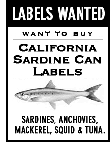 We buy sardine labels